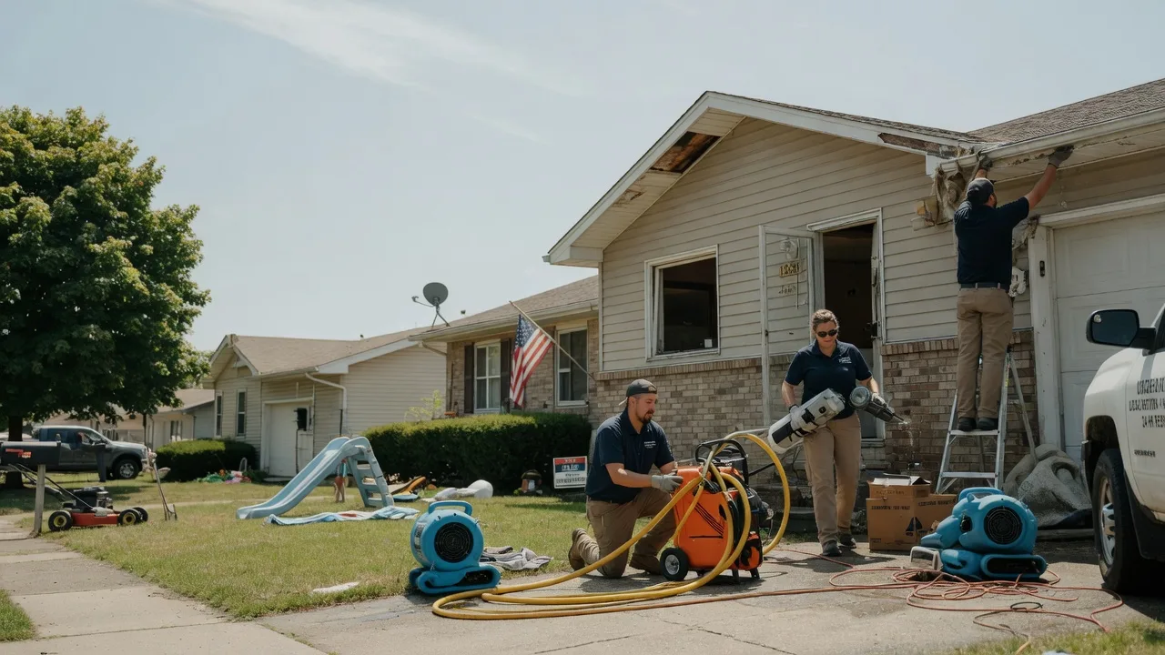 Water Damage Restoration in Flanagan, IL near me